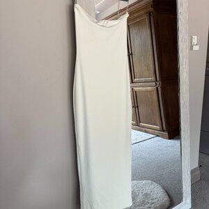 Midi white bodycon dress BNWT